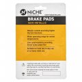 Niche Front Brake Rotor Pad Semi Metallic Kit For Polaris Outlaw 500 525