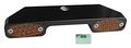 909101b Turn Signal Bar For Narrow Glide Motorcycles Amber Led Lights Black Billet Aluminum With Smoked And Lenses Waterproof 