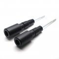 Mzs Motorcycle Frame Sliders Falling Crash Protector Guards No Cut Kits Black For Ex650 2017-2023 Z650 Z650rs 2022-2023 