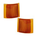 Side Marker Light For Chevy K1500 K2500 K3500 1994 2000 Pair Driver And Passenger Gm2550143 Gm2551143 Black 