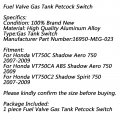Topteng Motorcycle Petcock Fuel Shutoff Valve Replacement Tank Switch Fits For Honda Vt750c Shadow Aero 2007-2009 Vt750ca Abs