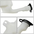 Fo1288119 Factory Style Car Windshield Washer Reservoir Tank Cap Fluid Pump Compatible With Ford Fiesta 11-19 White