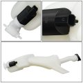 Fo1288119 Factory Style Car Windshield Washer Reservoir Tank Cap Fluid Pump Compatible With Ford Fiesta 11-19 White