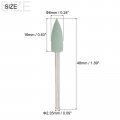 Uxcell 6pcs 800 Grits Abrasive Mounted Stone 2 35mm Shank 1 4 6mm Dia Pointed Point Heads Grinding And Polishing Wheels For