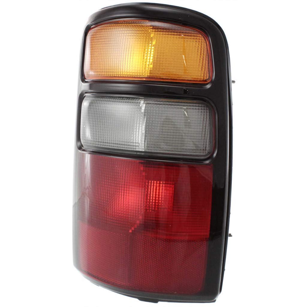 Tail Light Assembly For Gmc Yukon 2004 2005 2006 Passenger Side Amber Clear Red Lens Halogen Part Number 15832092