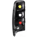 Tail Light Assembly For Gmc Yukon 2004 2005 2006 Passenger Side Amber Clear Red Lens Halogen Part Number 15832092