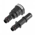 X Autohaux 5 8 15 82mm Sae To 14mm Straight Car Fuel Line Hose Quick Release Connector Disconnect Nylon 2 Set