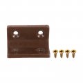 Uxcell 50pcs 90 Degree Plastic Corner Braces 38x22x22mm Nylon Shelf Right Angle Brackets With Screws For Cabinets Cupboards