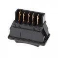 Uxcell 5 Pins Car Window Switch Control Master Rocker Momentary Glass Lifter Dc 12v