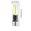 Xincankun 10-pack T5 T10 Wedge Base Led Bulbs 12v Low Voltage Landscape Ac Dc 2 5w 220lm 3000k Warm White For Pathway Lighting