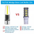Xincankun 10-pack T5 T10 Wedge Base Led Bulbs 12v Low Voltage Landscape Ac Dc 2 5w 220lm 3000k Warm White For Pathway Lighting