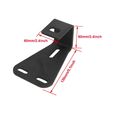 Auxmart Locking Hood Hinge Hi-lift Farm Jack Mount Brackets For Jeep Wrangler Cj 1944-1986 Yj 1987-1995 Tj 1997-2006