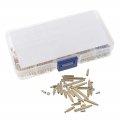 M2 Brass Male Female Round Knurled Standoff Kit 270 Pieces With Stainless Steel Screws And Nuts For Pcb Circuit Board Assembly 