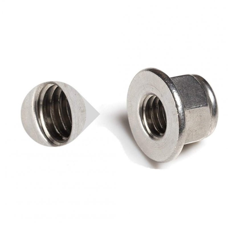 M4 X 0 7 A2 Stainless Steel Din 6926 Hex Flange Nylon Insert Lock Nuts 18 8 304 Bright Finish Pack Of 25