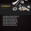 Timing Chain Kit Water Pump Sets Tk8004 M389 Aw9342 Fits For Chevy Tracker 1999003 Suzuki Aerio Esteem Sidekick Vitara
