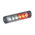 Str61w Led Light For Cars Waterproof Exterior Automotive Emergency Strobe Assembly White With Clear Lens 6 Watts 