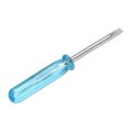 Mini Slotted Screwdriver 2 0mm Flat Head 1 77 45mm Length Micro Precision With Blue Handle For Watch Eyeglasses Cellphone 