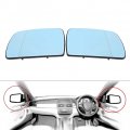 Qiilu 1 Pair Wing Mirror Glass Car Anti Blind Left Right Door Rearview With Heated Function For X5 E53 1998-2006