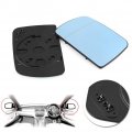Qiilu 1 Pair Wing Mirror Glass Car Anti Blind Left Right Door Rearview With Heated Function For X5 E53 1998-2006