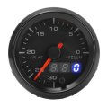 52mm Car Vacuum Gauge Meter Digital Display Abs Construction 0-30 In Hg Range Dc12v Vehicle Compatible