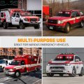 Xridonsen 2x 17 Inch Red White Emergency Lights For Vehicles 40 Led Dash Interior Front Rear Windshield Strobe Safety Flashing