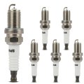 2002-2002 For Mercedes-benz C32 Amg Slk32 Am Set Of 6 Platinum Iridium Spark Plugs 6418