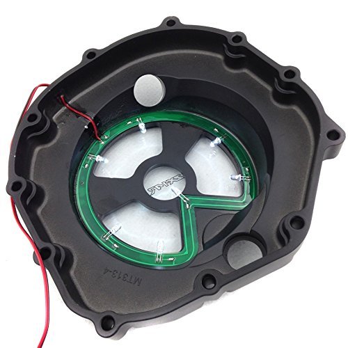 Smt-white Led Engine Clutch Cover See For Through Kawasaki Zx14r Zzr1400 2006-2013 Black Right B01mf9zfx6