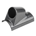 Carbon Fiber Universal Meter Gauge Pillar Mount Pod Holder Bracket For Auto Truck Boat Motorcycle Single Hole 