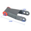2 In Rear Drop Shackle Lowering Kit Replacement For C10 1975 To 1987 Suspension Leaf Spring Shackles With Bolts