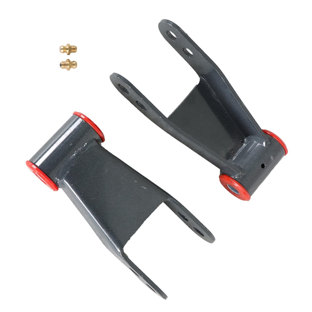 2 In Rear Drop Shackle Lowering Kit Replacement For C10 1975 To 1987 Suspension Leaf Spring Shackles With Bolts
