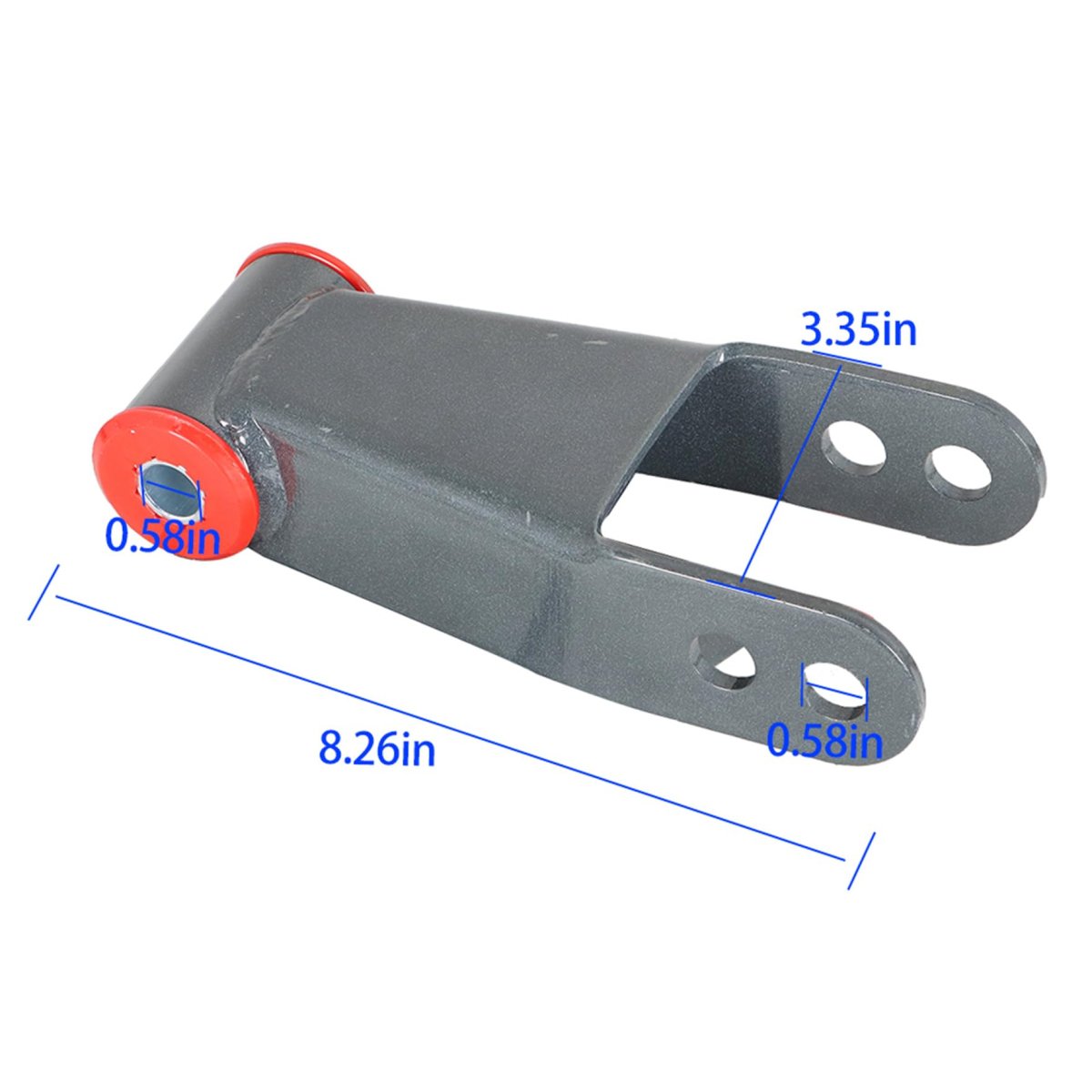 2 In Rear Drop Shackle Lowering Kit Replacement For C10 1975 To 1987 Suspension Leaf Spring Shackles With Bolts