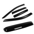 Auto Dynasty For Ford Edge Lincoln Mkx 4pcs Window Deflector Rain Guard 38 Inches Sun Roof Visor Dark Smoke 