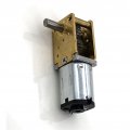 Pangocho Jinchao-dc Motor 1pcs N20 Dc 3v-12v Mini Micro Worm Gear W Full Metal Gearbox Gearwheel Large Torque 90a -axis
