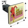 The Flash Be Right Back Tow Trailer Hitch Cover Plug Insert