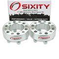 2 Pc Sixity 6x5 5 Wheel Spacers For Gmc Jimmy K1500 Suburban Safari Sierra Denali Yukon Xl 1500 M14x1 5mm 1 25in Studs Lugs