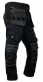 Fashio Mens Cordura Pants Utility Tool Pockets Carpenter Heavy Duty Knee Reinforced Work Wear Safety Trousers S1 Black W36 X 