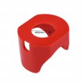 Uxcell 30mm Plastic Two Feet Push Switch Button Protective Cover Red 2pcs
