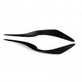 Car Headlight Eyebrows Eyelids Trim For Lexus Is200t Is250 Is300 Is350 2013-2016 Black
