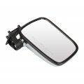 Ocpty Chrome Right Side Mirror Fit For 1987-1993 Mazda B2200 Glass Manual Folding