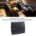 Car Dash Vent Trim Bezel Easy Installation Abs Material Stylish Black Interior Upgrade For Compatible Automotive Accessory