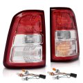 Tail Lights Assembly W Bulbs For Dodge Ram 1500 2019-2023 Not Fit Classic And Led Type Left Right Rear Brake Lamps Red Lens 