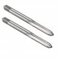 Uxcell Metric Machine Tap M5x 0 8mm H2 High Speed Steel 3 Straight Flutes Screw Tapping Threading Machinist Repair Diy Tool