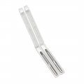 Uxcell Metric Machine Tap M5x 0 8mm H2 High Speed Steel 3 Straight Flutes Screw Tapping Threading Machinist Repair Diy Tool