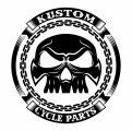 Kustom Cycle Parts Gun Metal Cross Dove Motorcycle Evil Spirits Biker Guard Bell Our Custom Bells Are Universal Fit Works On