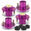 Ajp Distributors Suspension Coilover Shocks 4pcs T-6061 Billet Aluminum Strut Tower Extended Top Hats Mount Bushings Bump Stop 