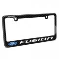 Ipick Image Made For Ford Fusion Black Real 3k Carbon Fiber Glossy Finish License Plate Frame