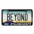 Ipick Image Made For Ford Fusion Black Real 3k Carbon Fiber Glossy Finish License Plate Frame
