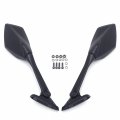 Httmt- Rearview Mirror Carbon Fiber Long Stem Side Compatible With Yamah 15-21 Yzf-r3 14-21 Yzf-r25 15-20 Nmax 125 155 P N