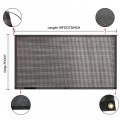Awning Complete Kit Black Grid Uv Blocking Rv Sun Shade Screen Front Side 7ft X 19ft 3in Replacement For Travel Outdoor Camping