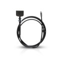Hood Release Cable With Handle Ford Focus 2000 To 2007 Black Plastic And Metal Replacement For Ys4z16916aa Hu-fdf343 
